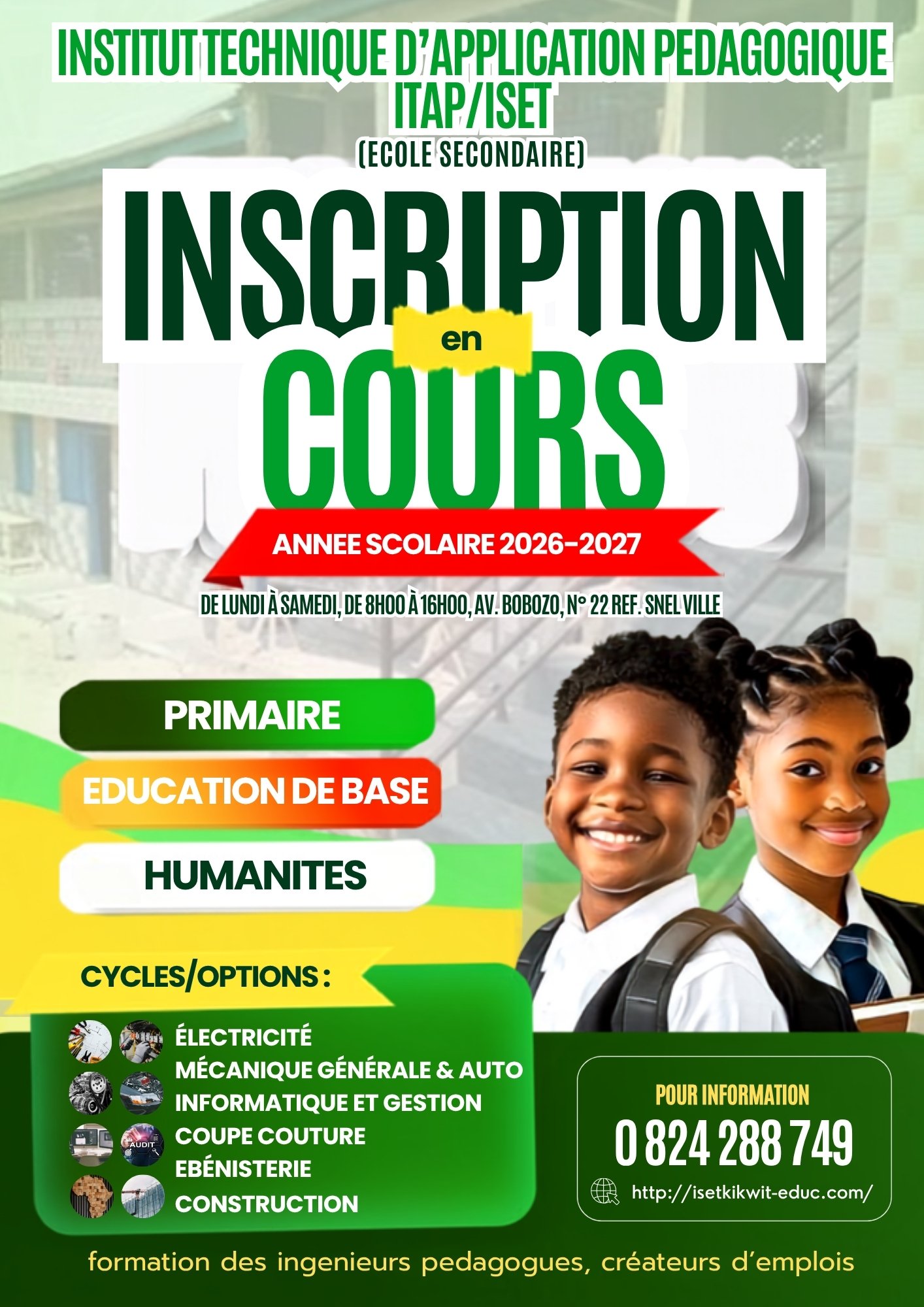 Affiche ITAP ISET