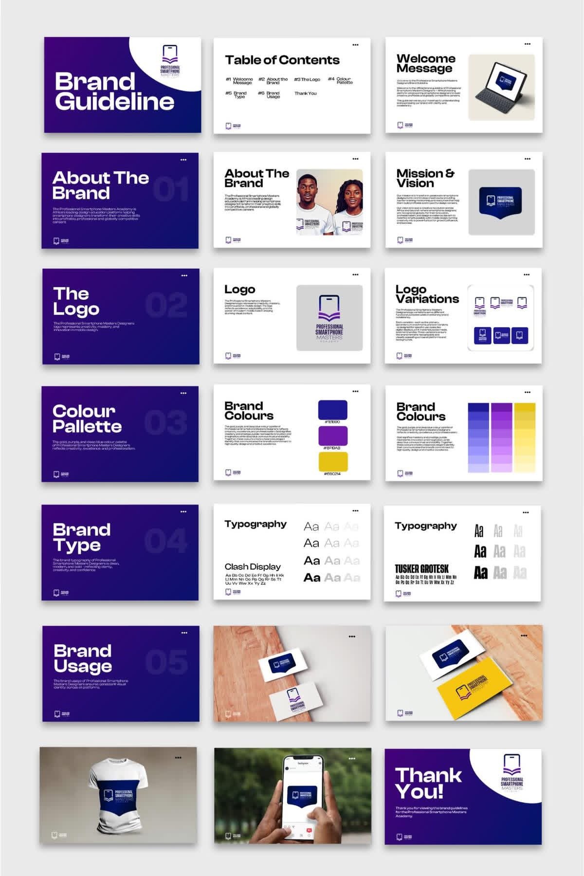 Projet de charte graphique